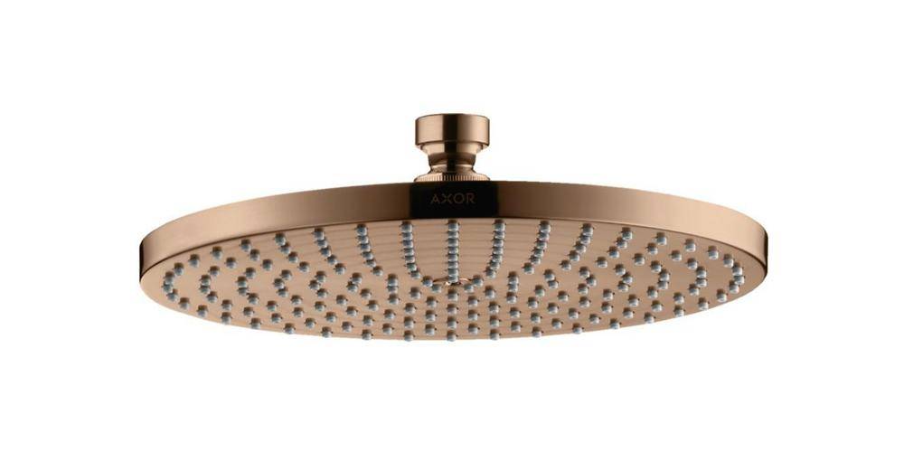 hansgrohe Tellerkopfbrause 240 1jet AXOR STARCK DN 15 polished red