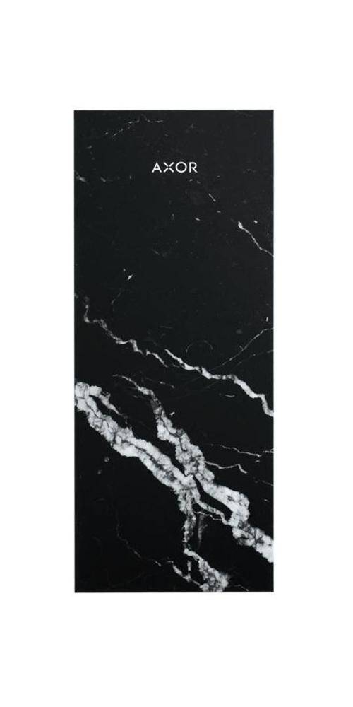 hansgrohe Platte 150 AXOR MYEDITION Marmor Nero Marquina