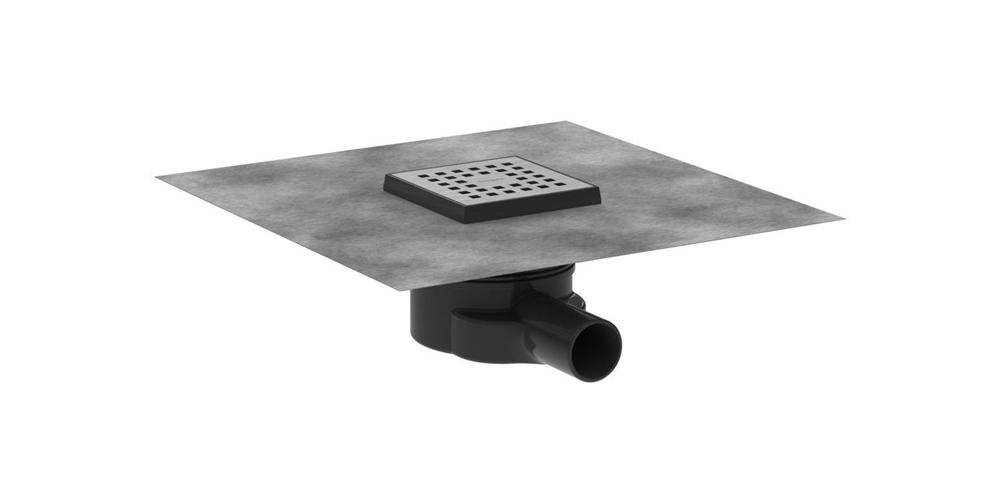 hansgrohe HG Punktablauf RainDrain Brilliance Kompl.set Edelstahl