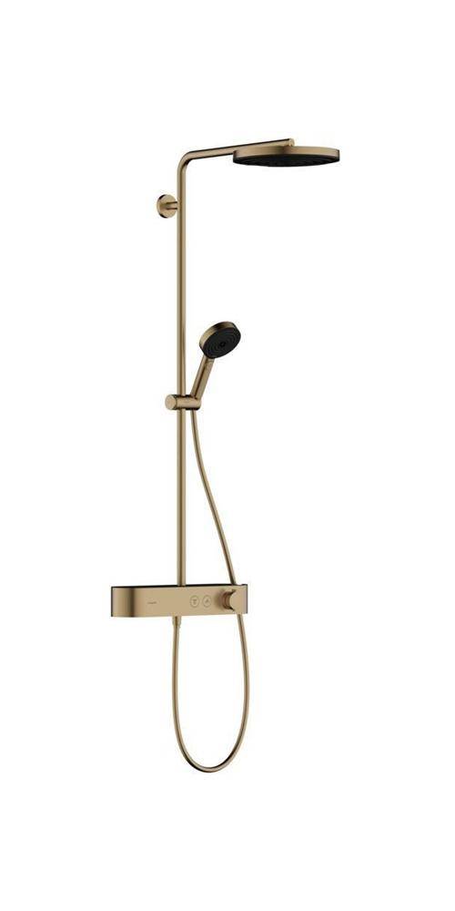 hansgrohe HG Showerpipe 260 1jet PULSIFY mit Brausethermostat brushed