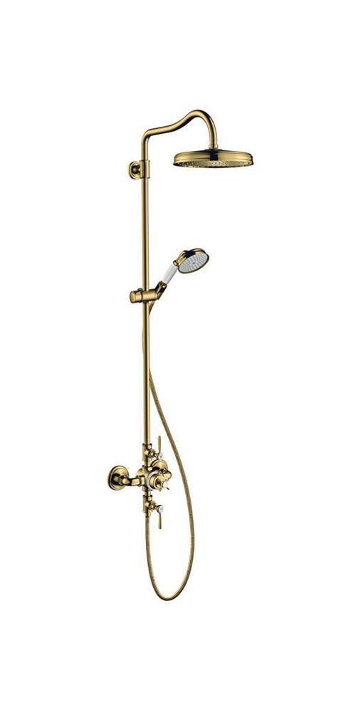 hansgrohe Showerpipe AXOR MONTREUX DN 15 m Therm. u 1jet Kopfbr pol.