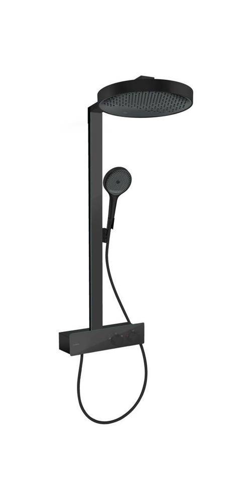 hansgrohe HG Showerpipe Rainfinity 350 mit Kopfbrause 360 mattschwarz