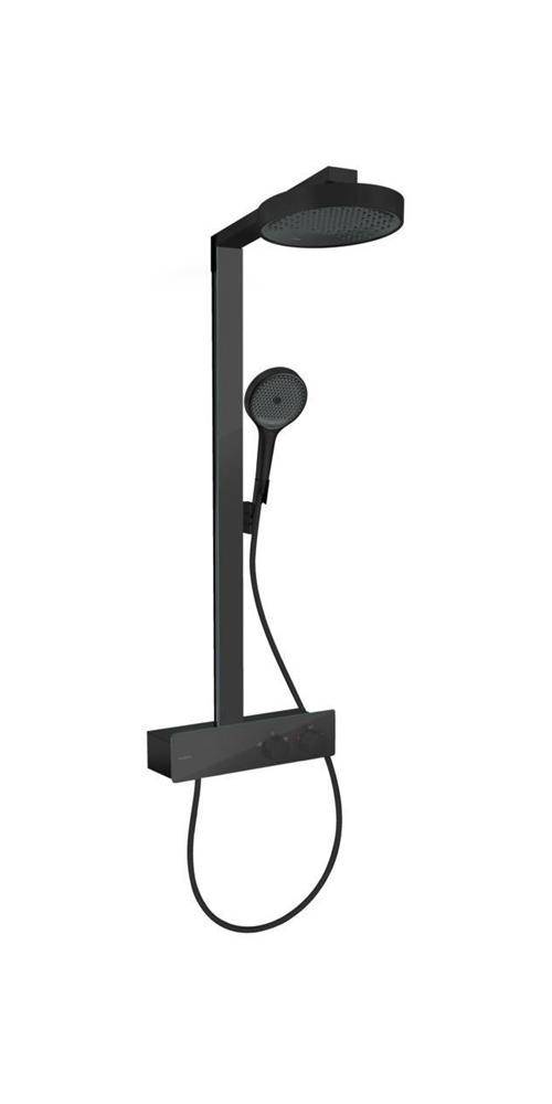 hansgrohe HG Showerpipe Rainfinity 350 mit Kopfbrause 250 mattschwarz
