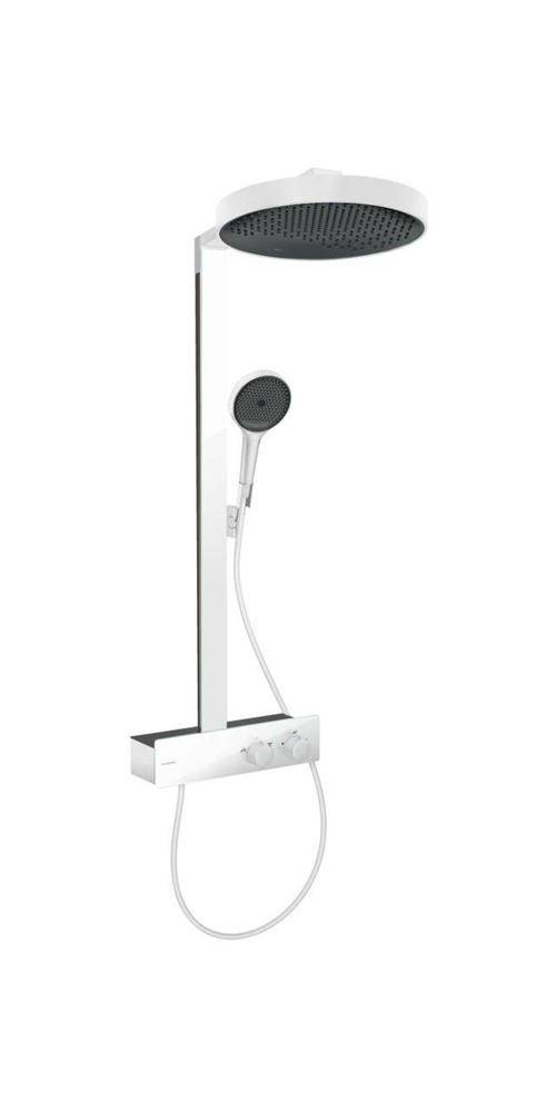 hansgrohe HG Showerpipe Rainfinity 350 mit Kopfbrause 360 mattweiß