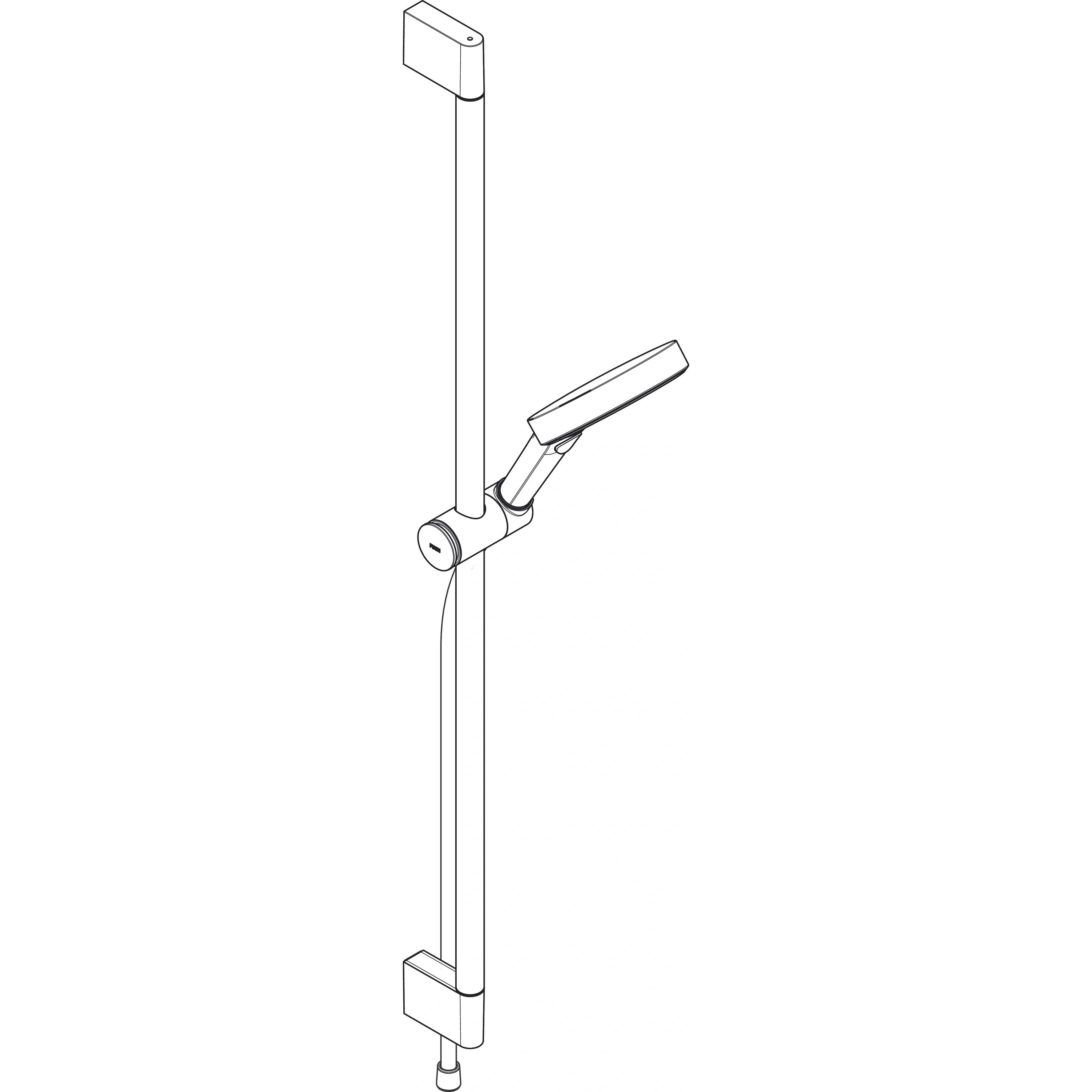 hansgrohe Brauseset, Rainfinity, 3jet, Stange 90cm, Schlauch 160cm, brushed bronze, 1 Stk.