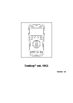 Multimeter TB 316 BLACK EDITION 600 mV-600 V AC,600 mV-600 V DC TRUE RMS TESTBOY