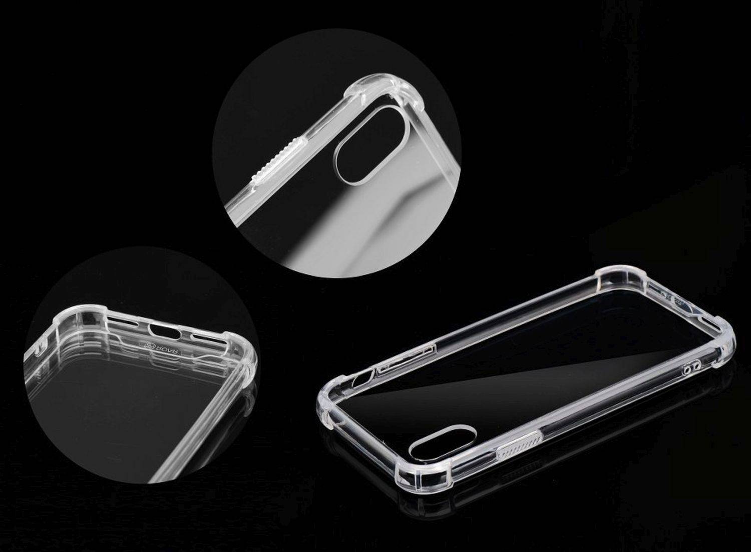 Kantenschutz Schutz Hülle kompatibel mit Motorola Moto G73 transparent