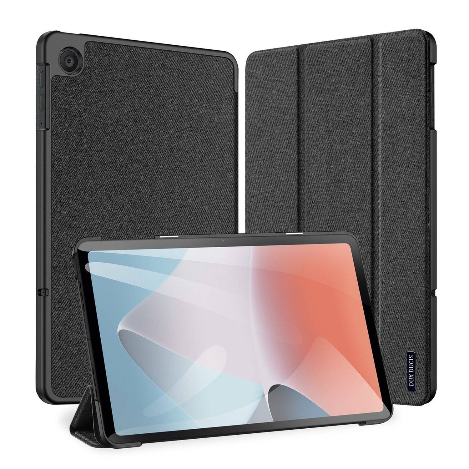 Dux Ducis Domo Hülle kompatibel mit Oppo Pad Air Smart Cover Ständer schwarz