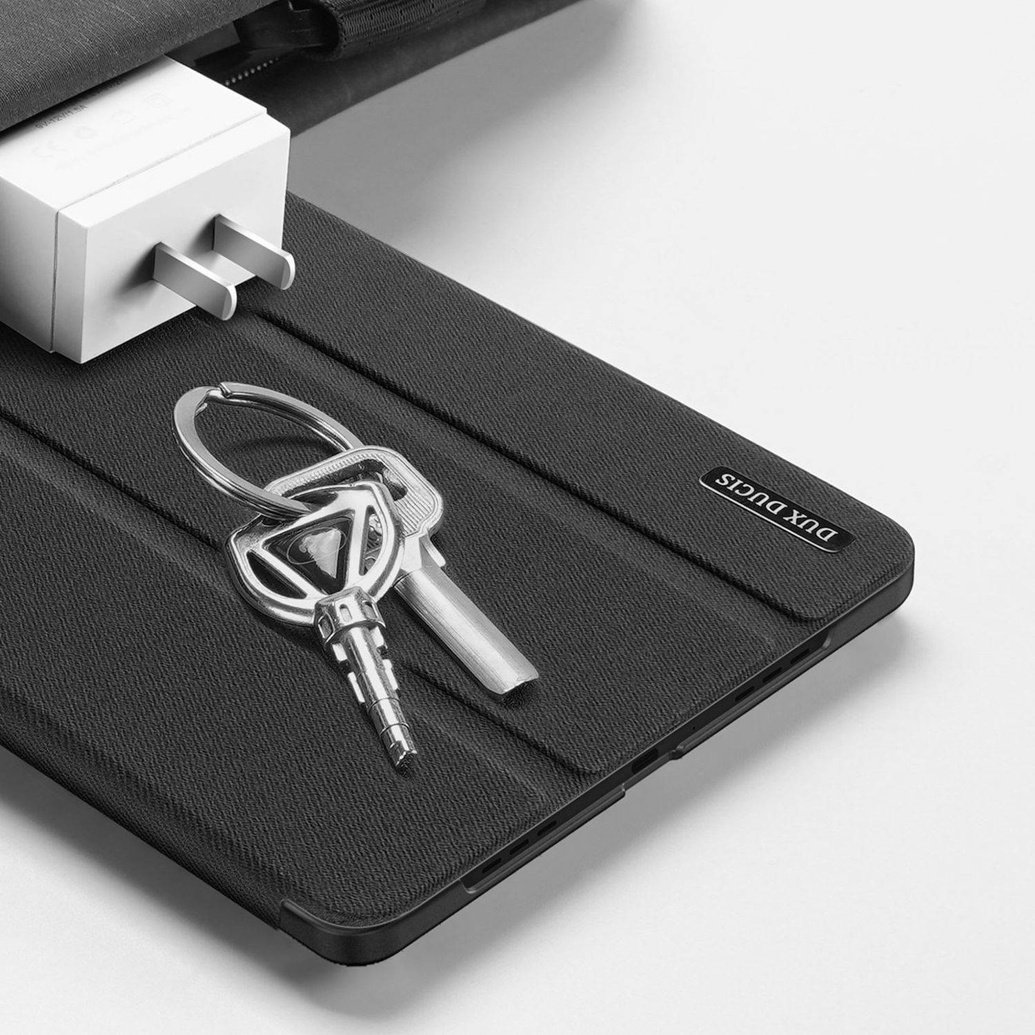 Dux Ducis Domo Hülle kompatibel mit Oppo Pad Air Smart Cover Ständer schwarz