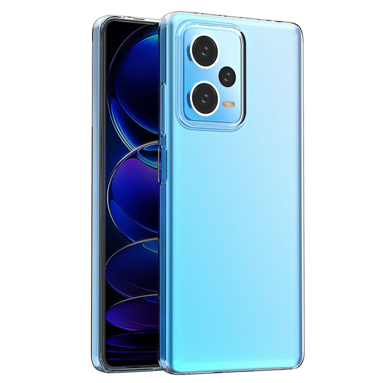 Ultra Clear 0.5mm Hülle kompatibel mit Xiaomi Redmi Note 12s Thin Cover Transparent