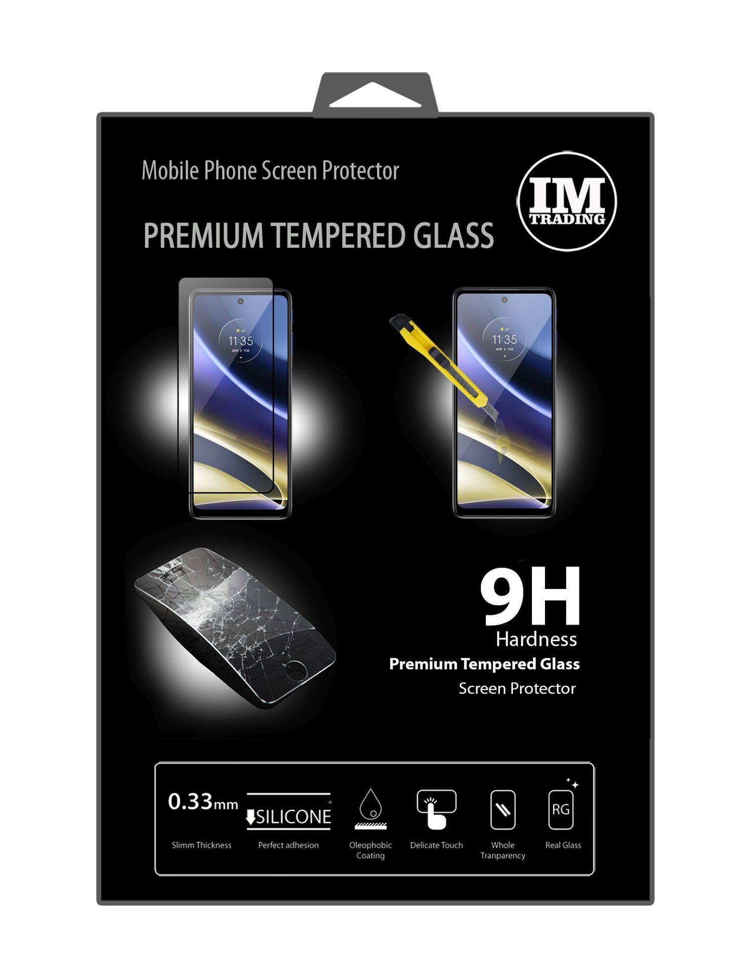 5D Schutz Glas kompatibel mit TCL 30 SE Curved Schutz Folie Vollständig Klebend und Abdeckung