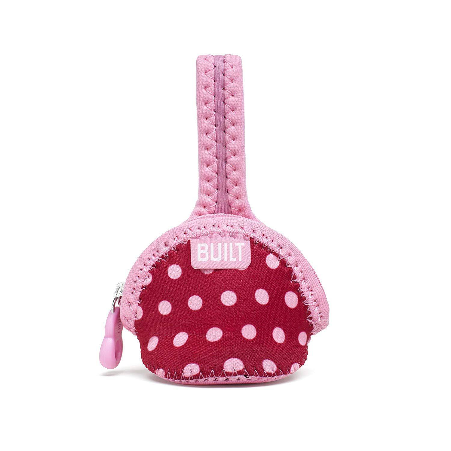 BUILT BBY-PCF1-BMD Paci Finder Abdeckung auf der Nippel, Mini Dots, baby pink