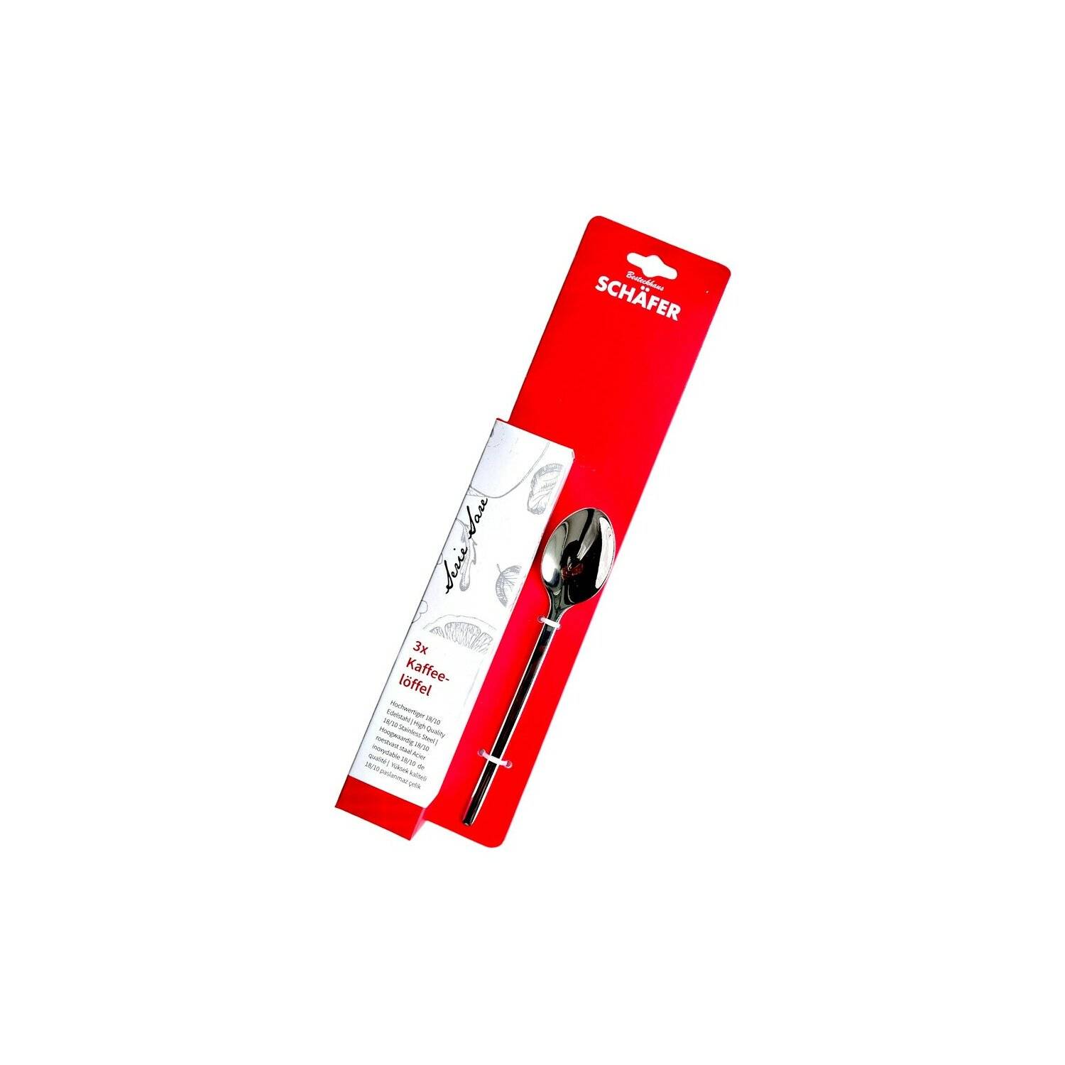 3x Besteck nach Wahl Menübesteck Serie Sare Edelstahl 18/10 Hochglanzpoliert Kaffeelöffel