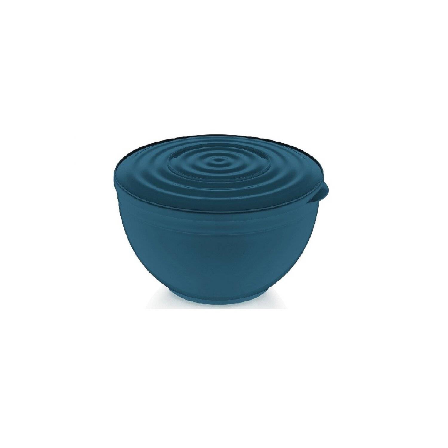 MICHELINO Rührschüssel mit Deckel Schüssel Salatschale Spülmaschinengeeignet 5500ml Blau