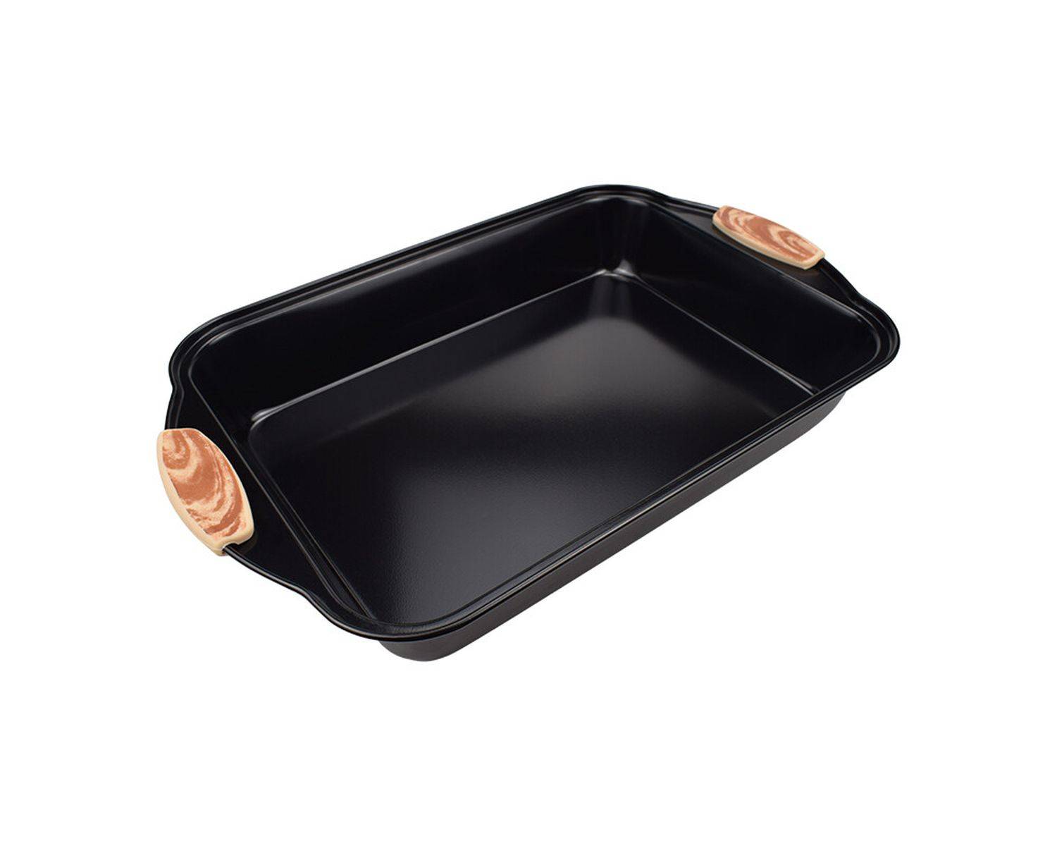 SCHÄFER Back-/Auflaufform Maple Wood Antihaftbeschichtung scharz matt 35,2x23,5x5,5cm