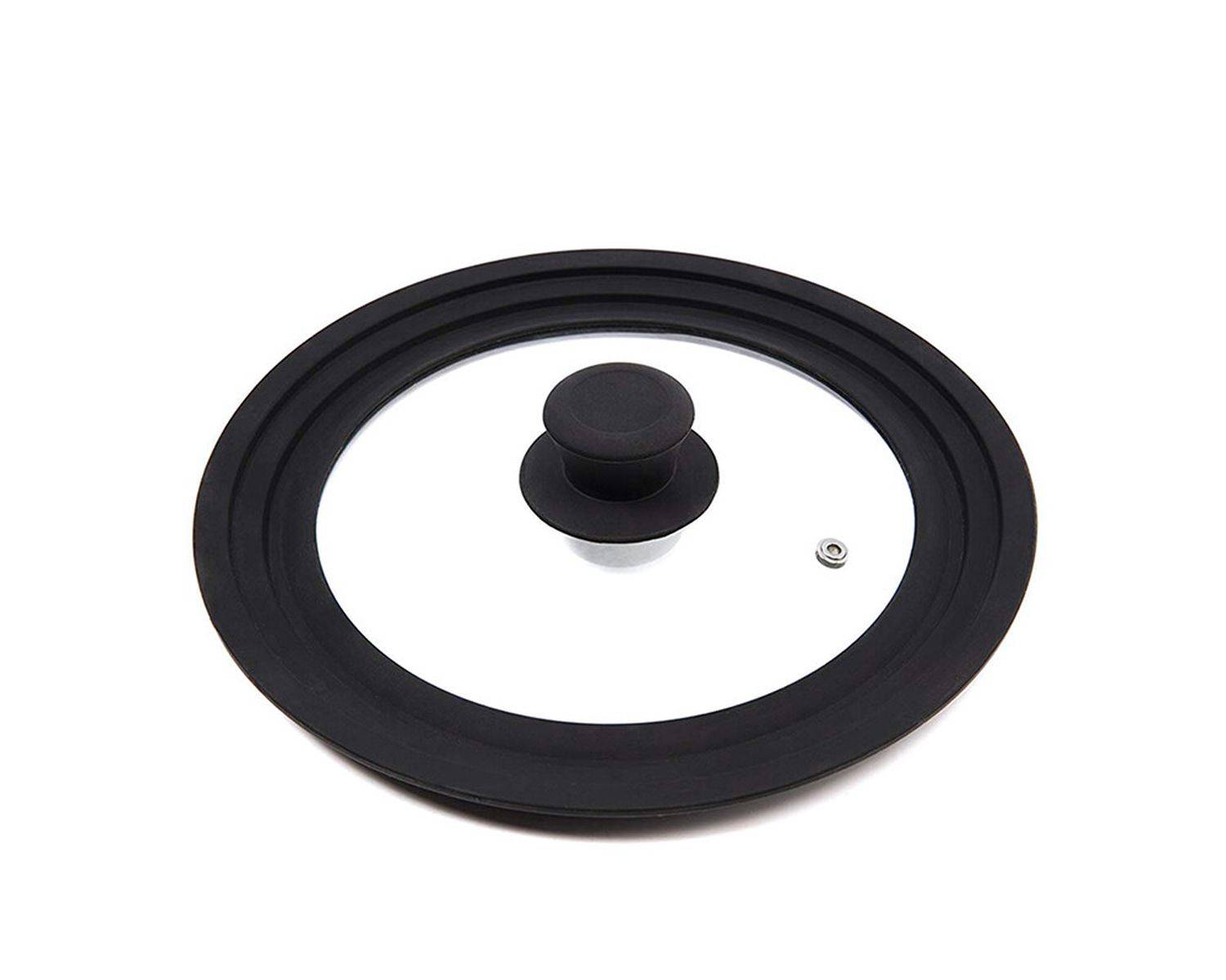 MICHELINO Silikon-Glasdeckel für Pfannen- & Topfgrößen mit einem Durchmesser von 28-30-32cm