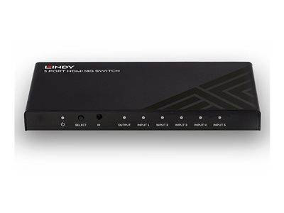 LINDY 5 Port HDMI 18G Switch Audio, Video, Display & TV Optionen & Zubehör Audio & Video
