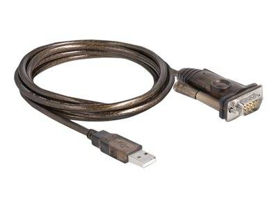 DELOCK Adapter USB2.0 Typ-A zu 1xSeriell Peripheriegeräte & Zubehör Kabel &