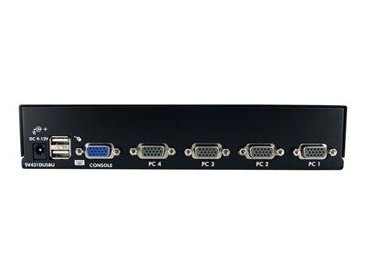 STARTECH 4 Port VGA / USB KVM Switch Peripheriegeräte & Zubehör KVM KVM Switches