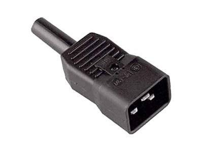 BACHMANN Kaltgerätestecker IEC320 C20 Komponenten Zubehör Andere Komponenten/Accessories