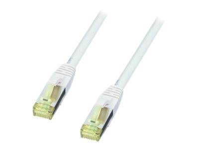 LINDY Patchkabel Cat6A S/FTP LSZH Cat7 Rohkabel grau 0.50m Multimedia-Technik Kabel