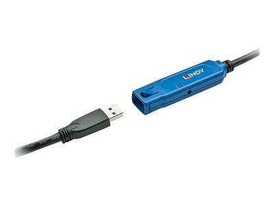 LINDY USB 3.0 Aktiv-Verlaengerung 15m Peripheriegeräte & Zubehör Kabel & Adapter - USB &