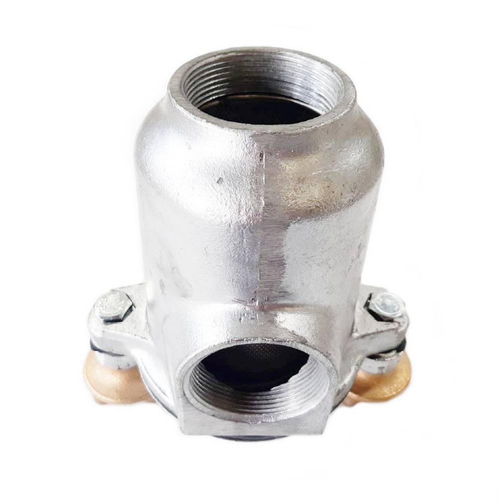 Vorfilter mit Deckel und Siebeinsatz fein 2"