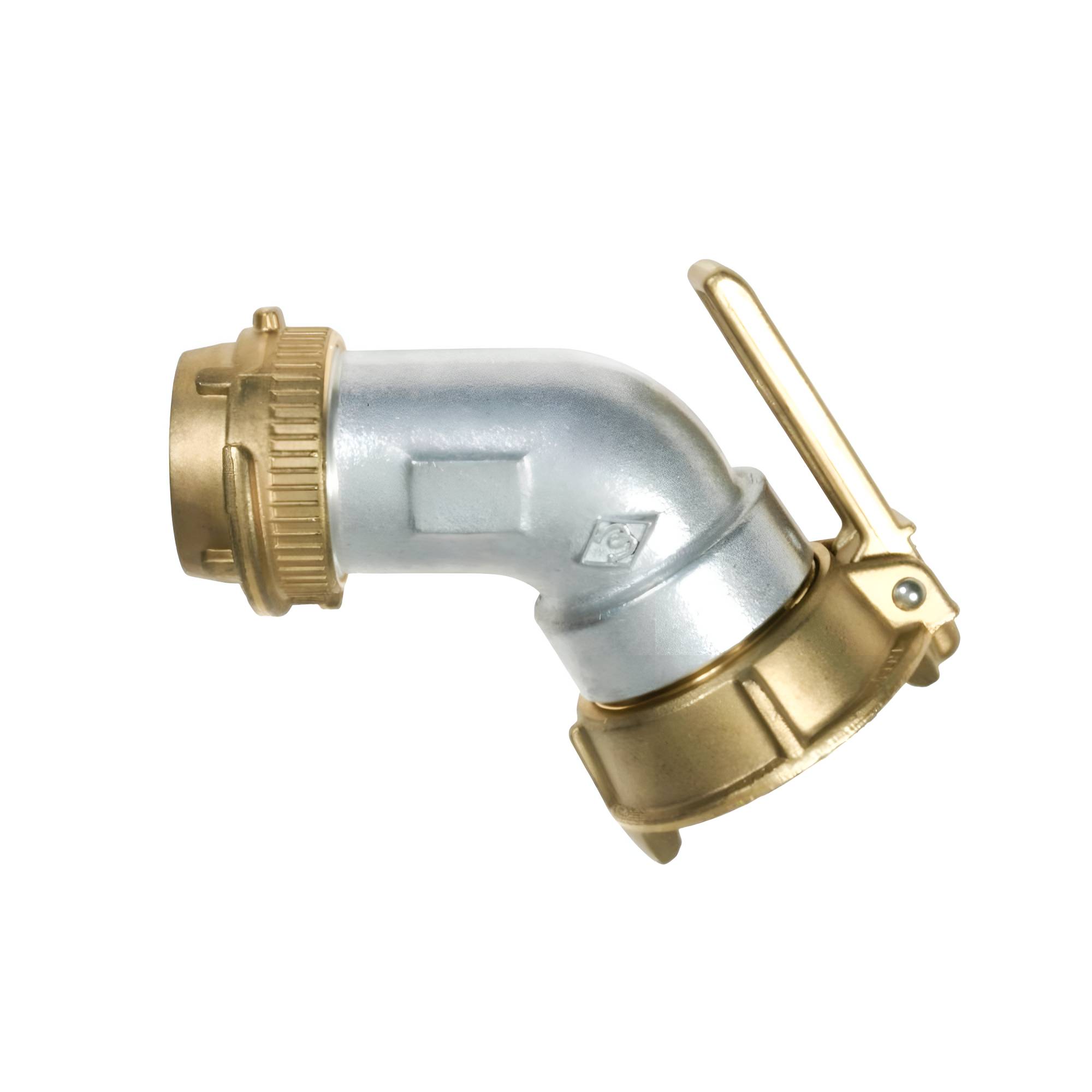 Krümmer Alu mit TW MK & VK 50 Messing für Heizöl