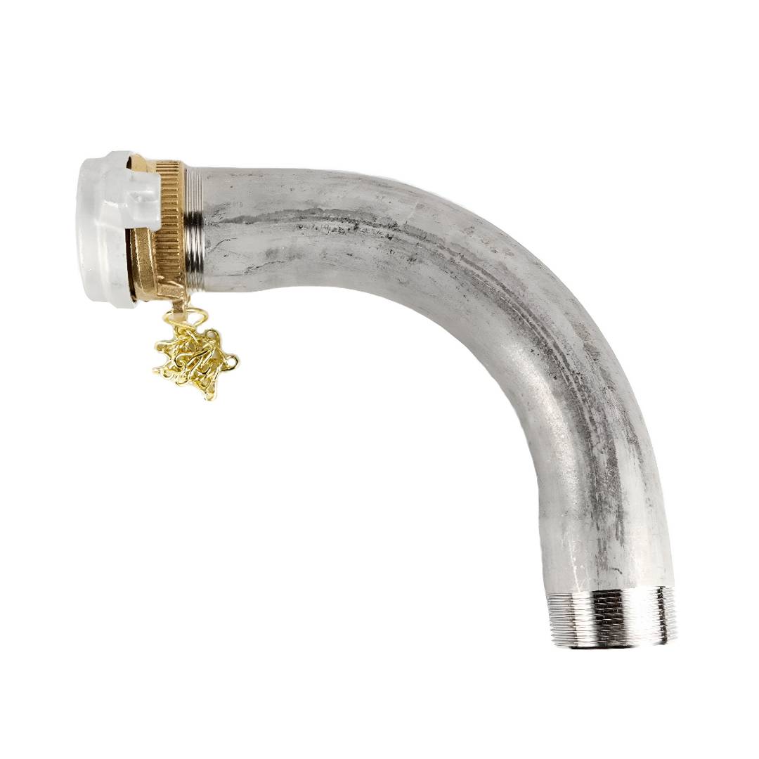 Füllstutzen 2" AG mit VK-50 TW-Kupplung 90° für Öltank