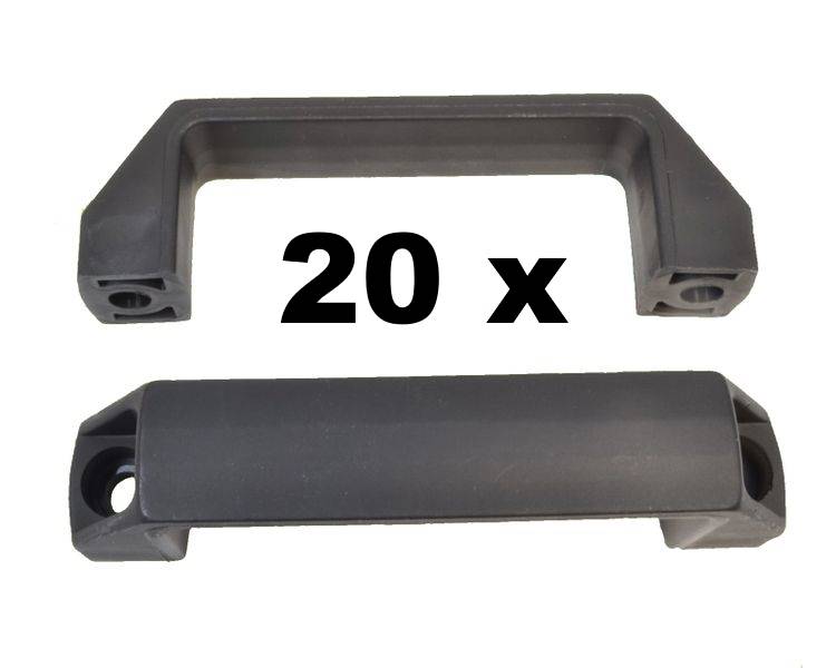 Handgriff / Rangiergriff - 20 Stück - Kunststoff schwarz