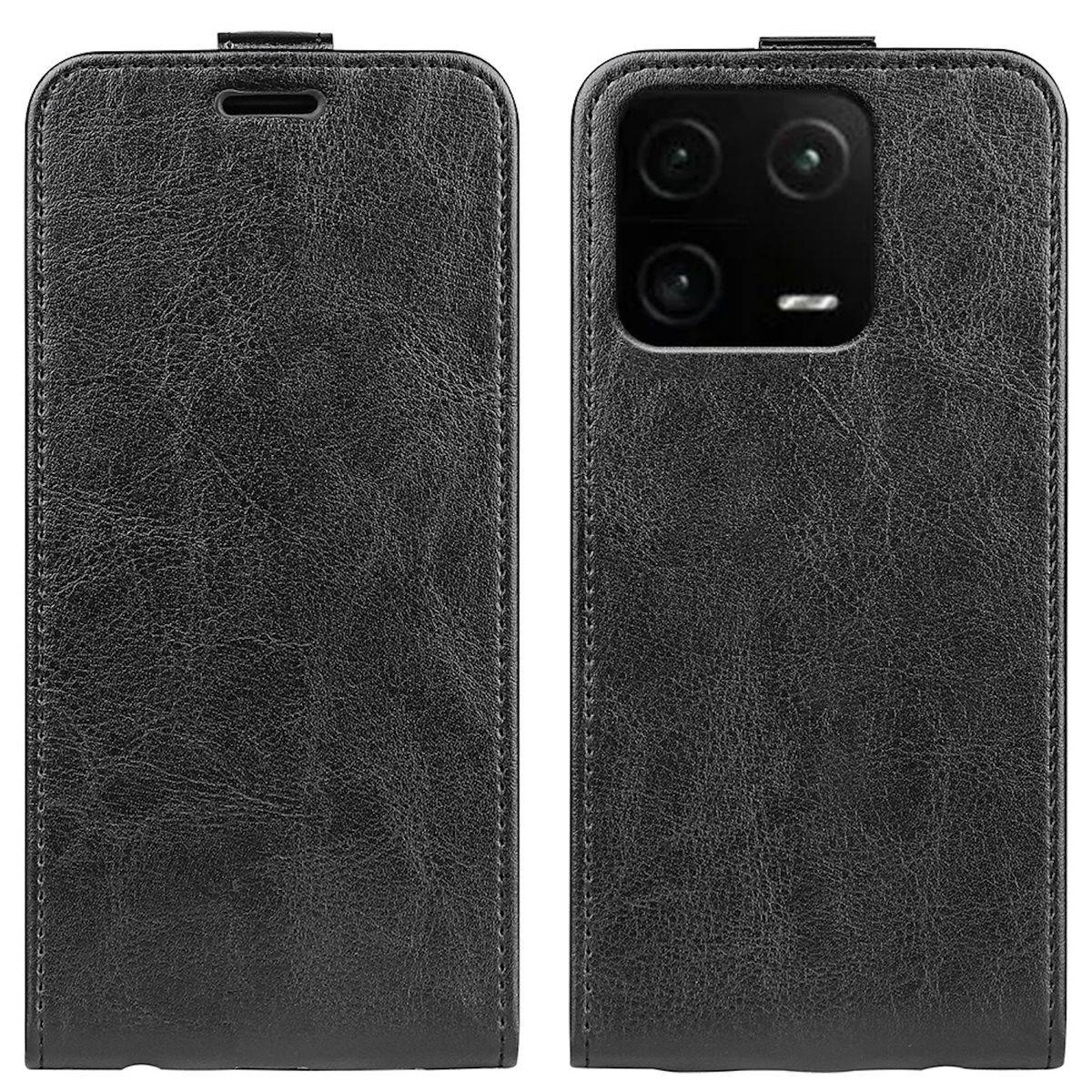 Für Xiaomi 13 Pro Fliptasche Schwarz Hülle Case Cover Tasche Etuis
