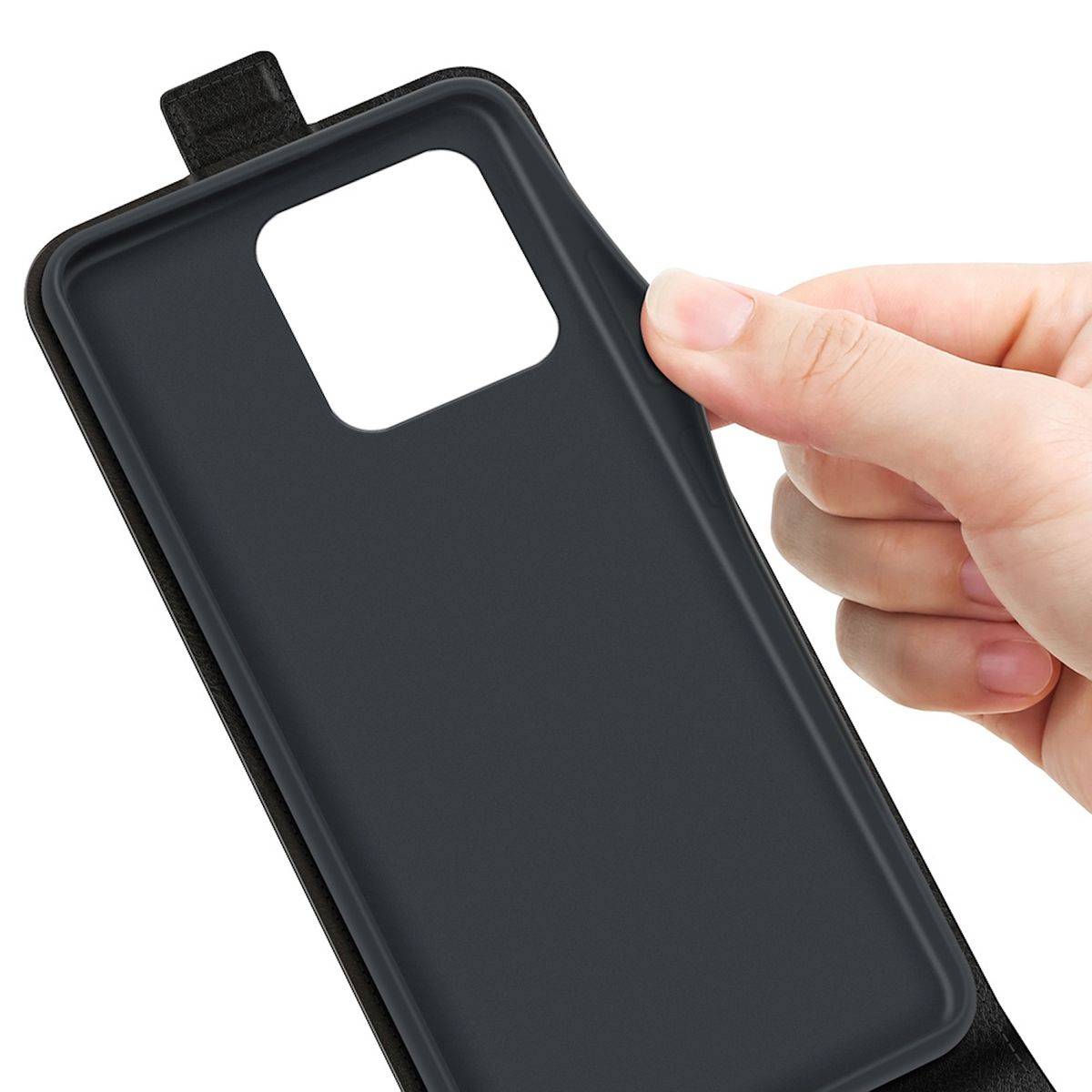 Für Xiaomi 13 Pro Fliptasche Schwarz Hülle Case Cover Tasche Etuis