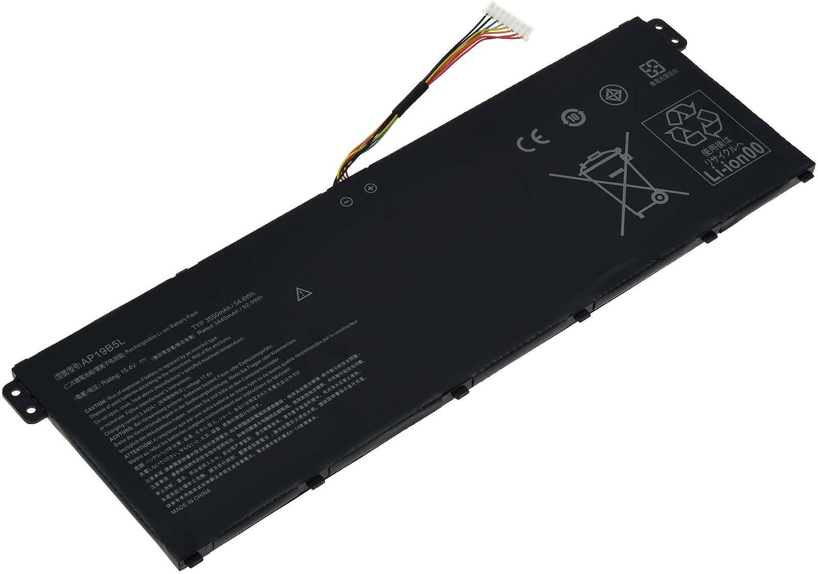 Powery Akku für Laptop Acer A515-43-R19L, 15,4V, Li-Polymer