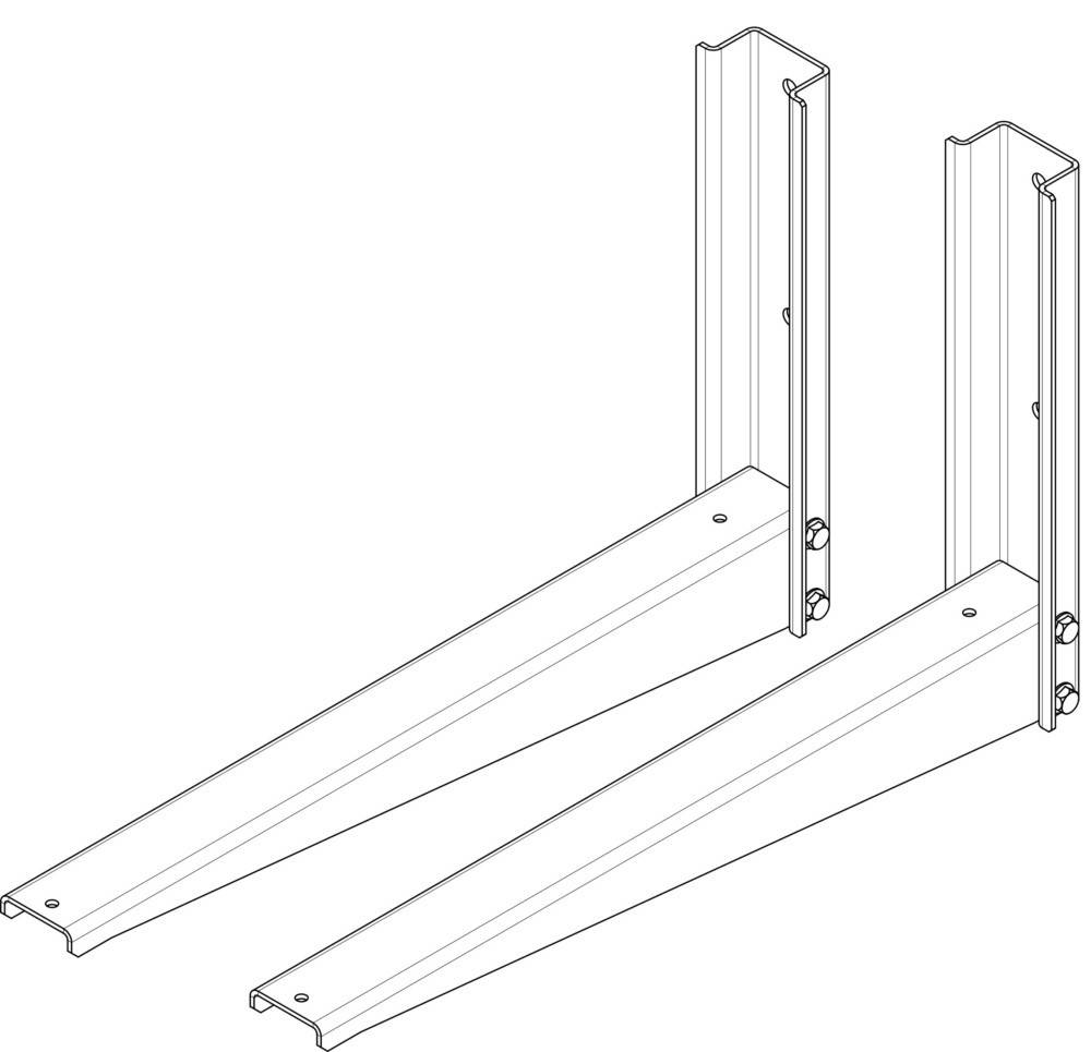 Glen Dimplex SEE M Flex Air Wandschiene A WallH