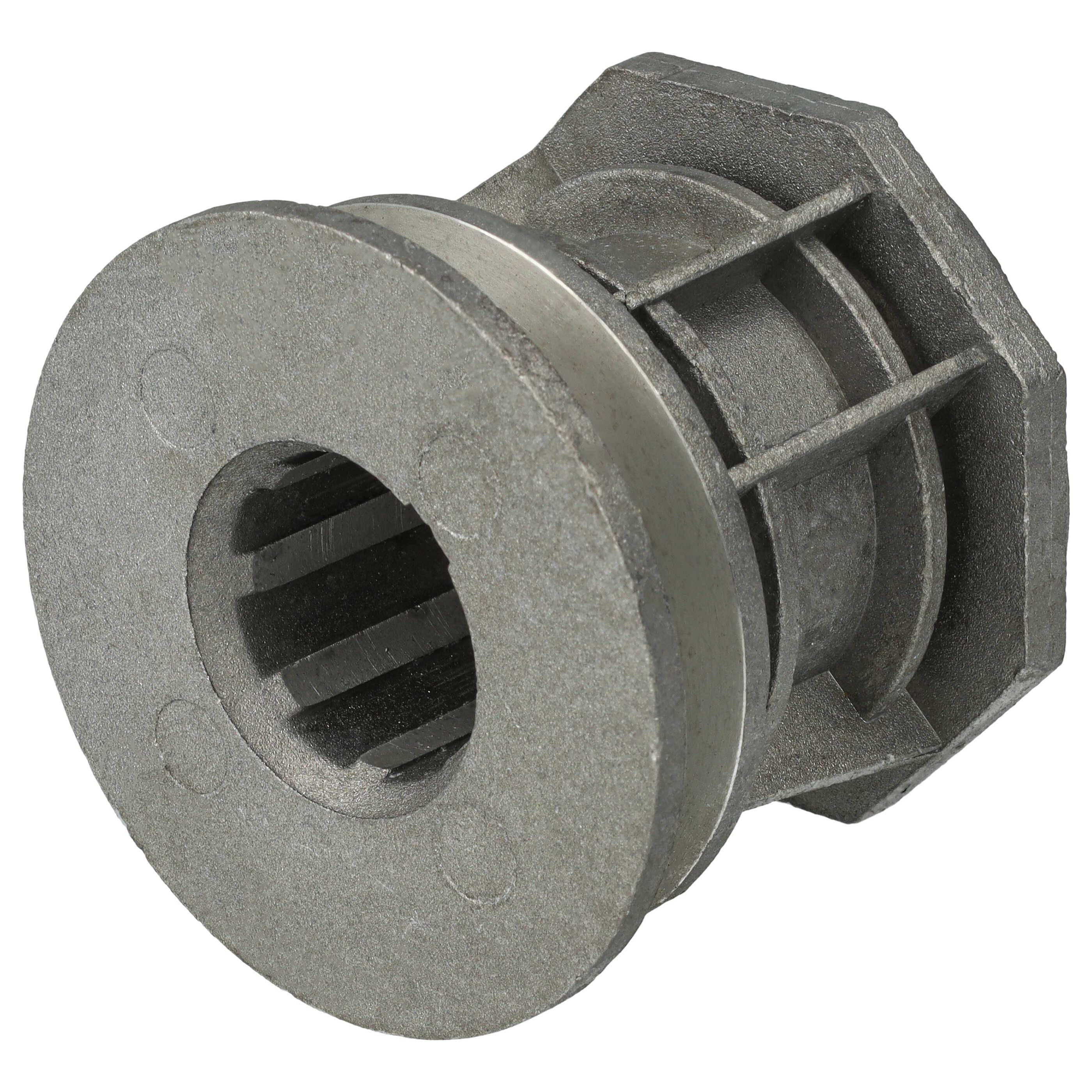 vhbw Messerhalter kompatibel mit McCulloch M 46-135 CD, M 46-135 CDW, M46-135 C, M46-135CMD, M46-140 AWRX, M46-140 RX Rasenmäher - Silber