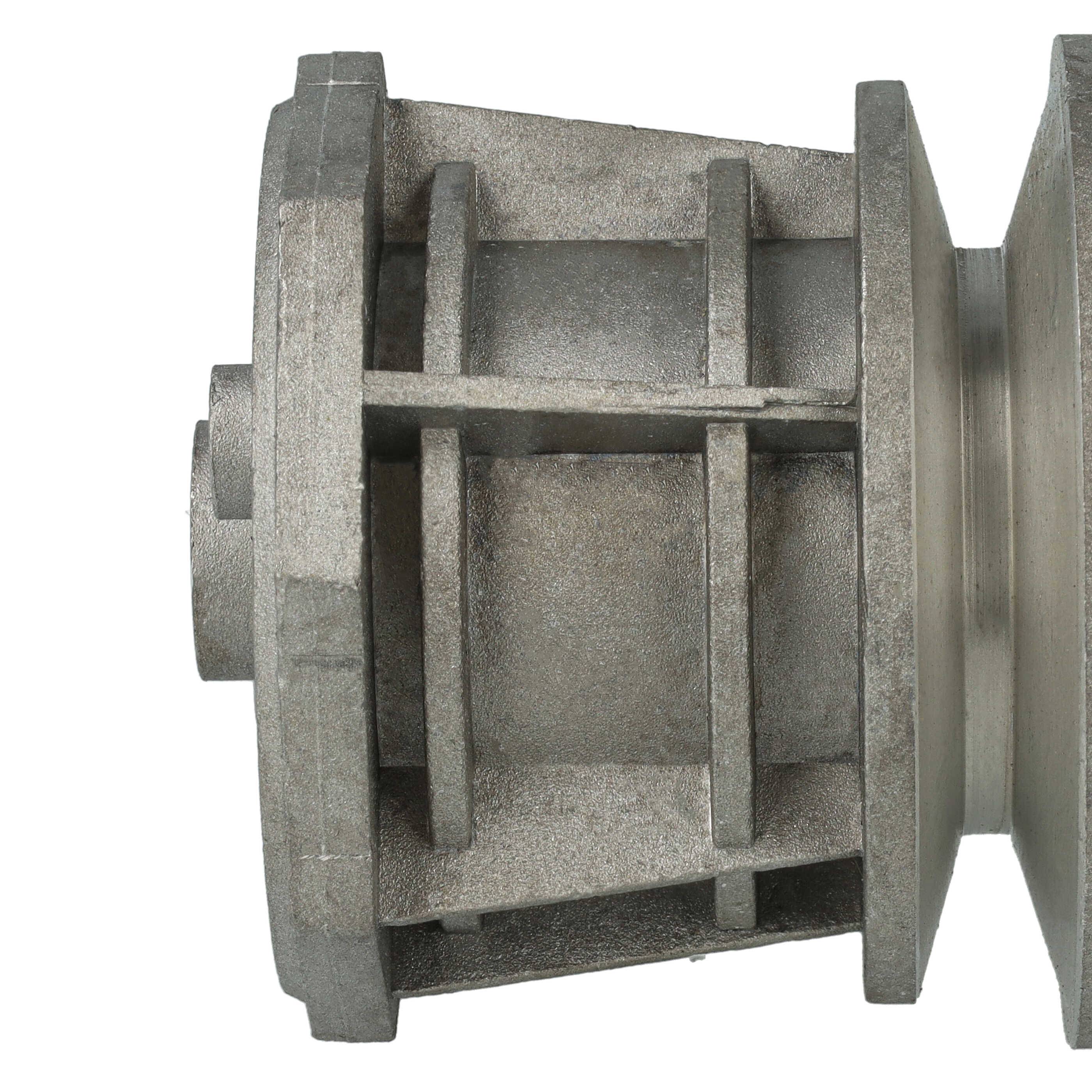 vhbw Messerhalter kompatibel mit McCulloch M51-190 WR, M51-190 WRPX, M51-500 CMDW, M51-875 CMDW, M53-160 AWREX Rasenmäher - Silber
