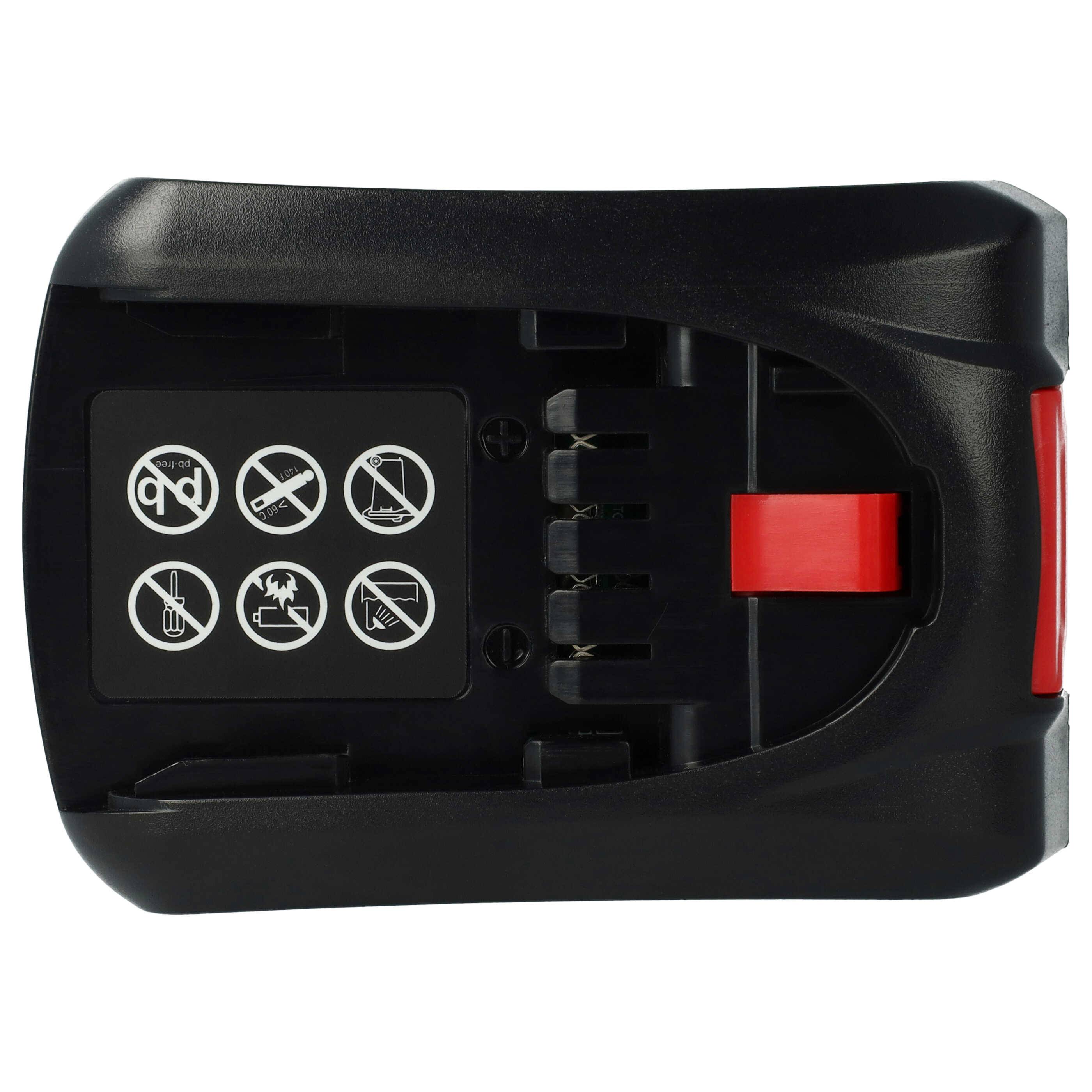 vhbw Akku kompatibel mit Bosch BSS61CARP/02, BSS81POW/03, BSS61CARP/03 Werkzeug, Akku-Gartengerät, Staubsauger (2000 mAh, Li-Ion, 18 V)