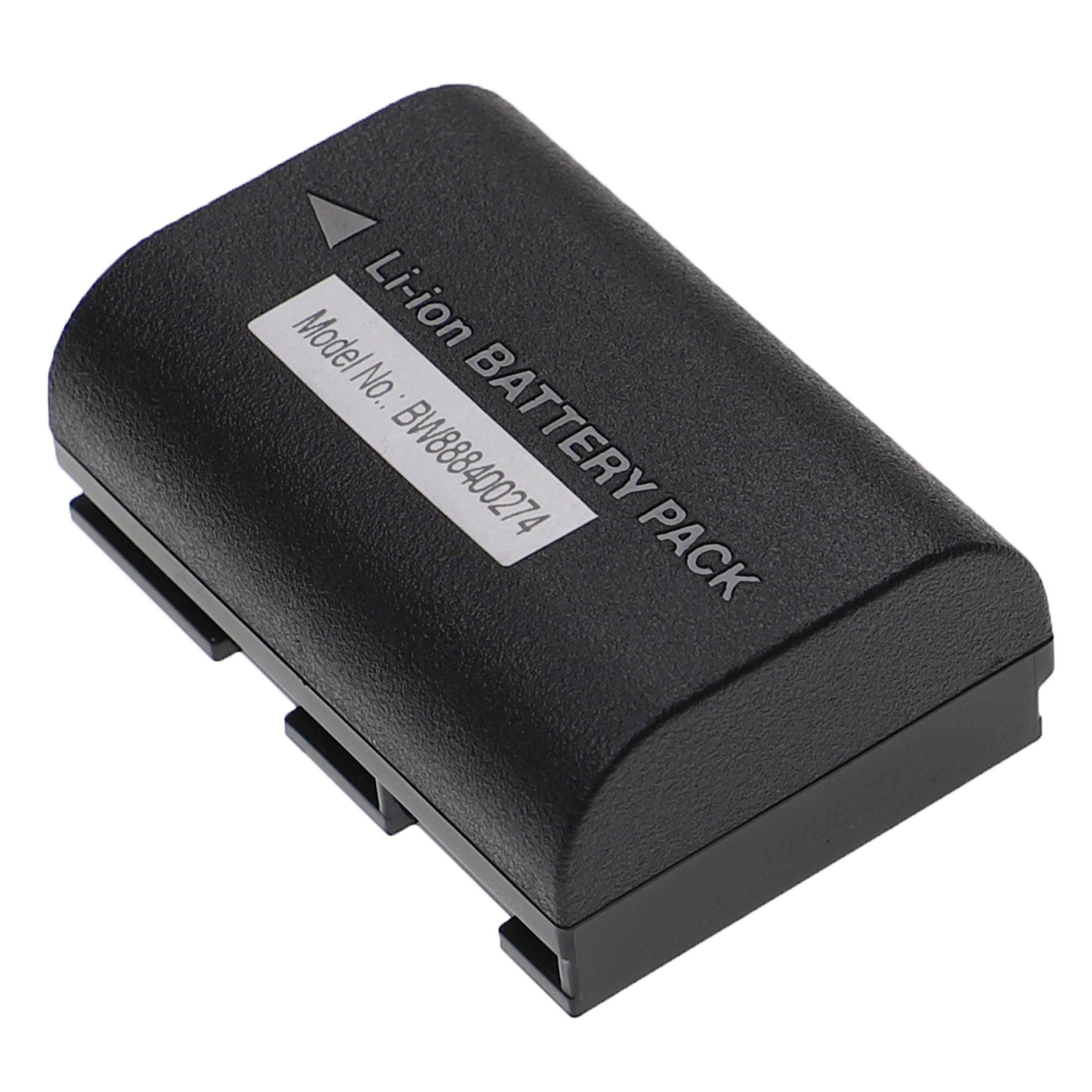 EXTENSILO 3x Akku Ersatz für Canon LP-E6, LP-E6NH für Kamera (2250 mAh, 7,2 V, Li-Ion)