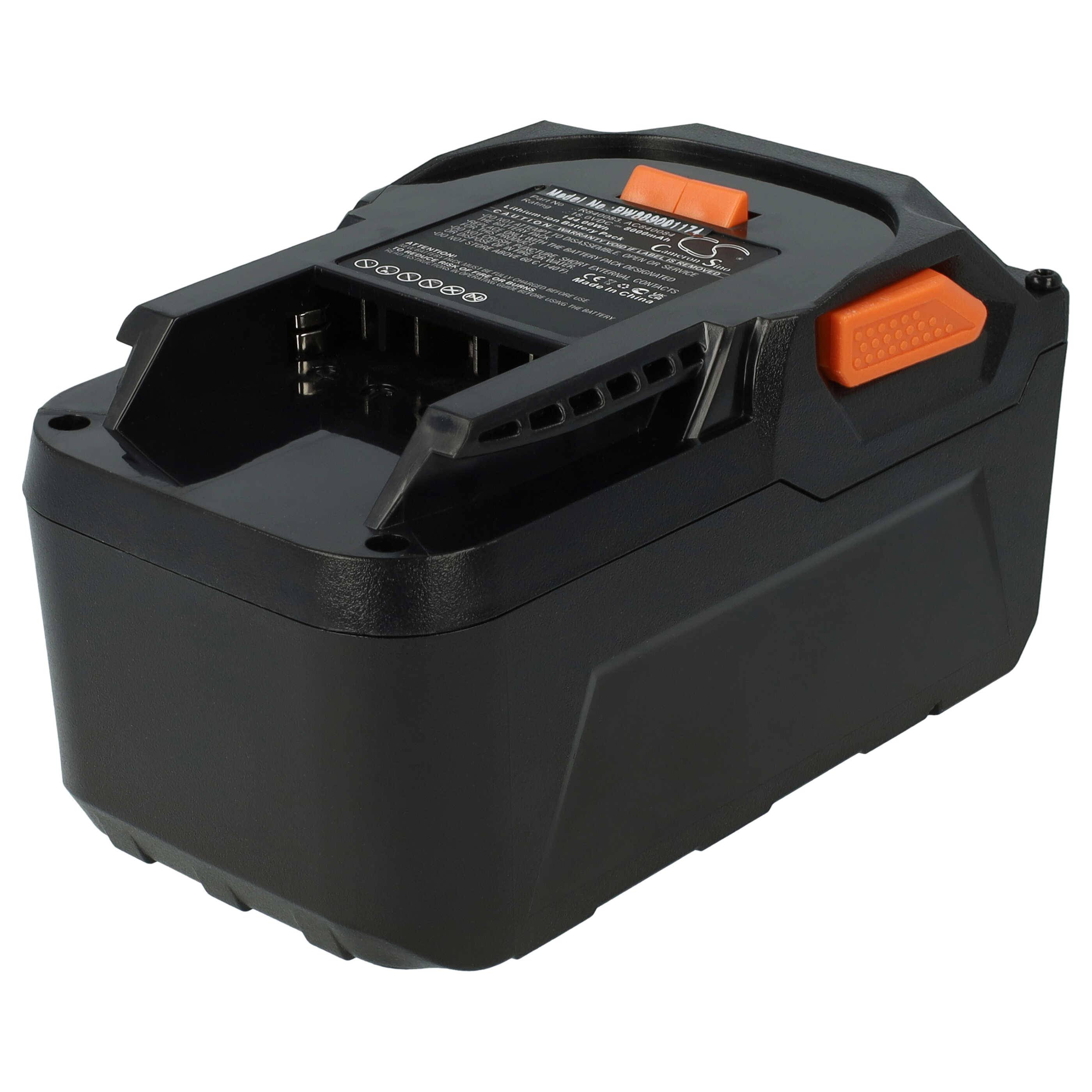 vhbw Akku Ersatz für Ridgid AC840084, R840083 für Werkzeug (8000 mAh, Li-Ion, 18 V)