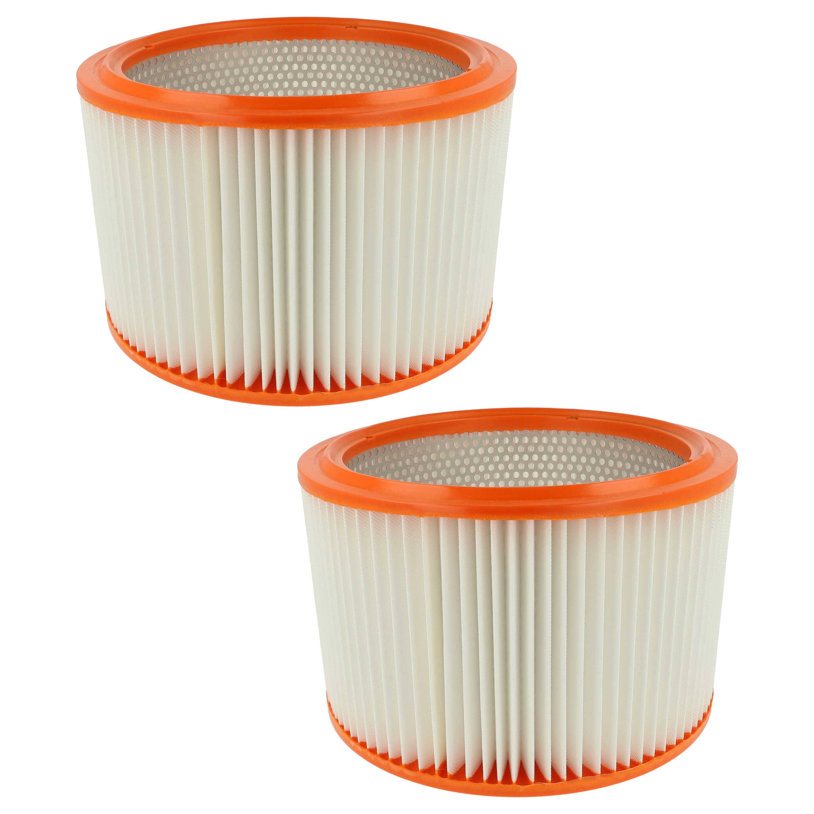 vhbw 2x Lamellenfilter kompatibel mit WAP-Alto Attix 560-21 XC, 763-2M ED, 961-01, 761-21 XC, 560-2M XC, 560-31 XC Handstaubsauger