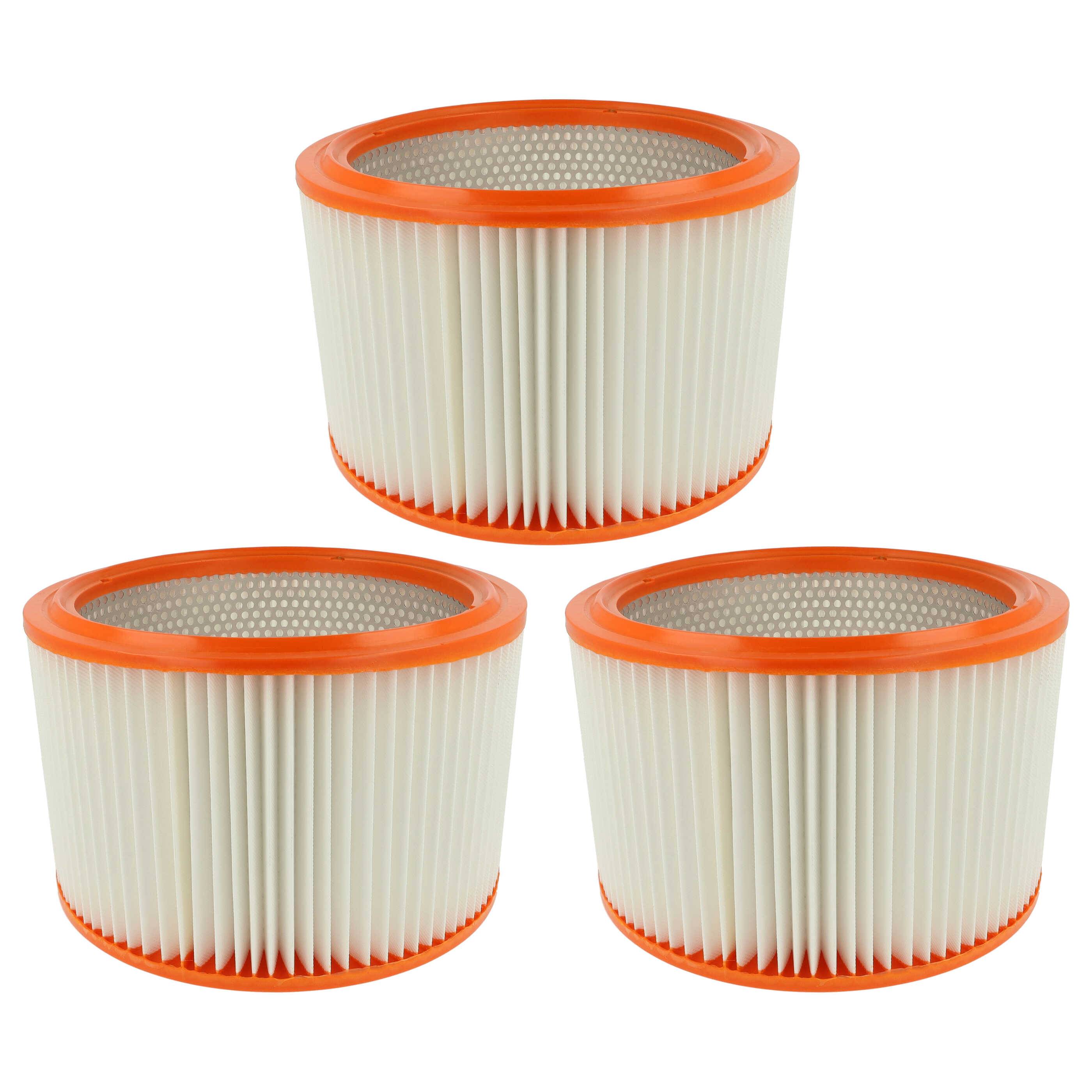 vhbw 3x Lamellenfilter Ersatz für 5715492044719, 626437, 107400564 für Handstaubsauger