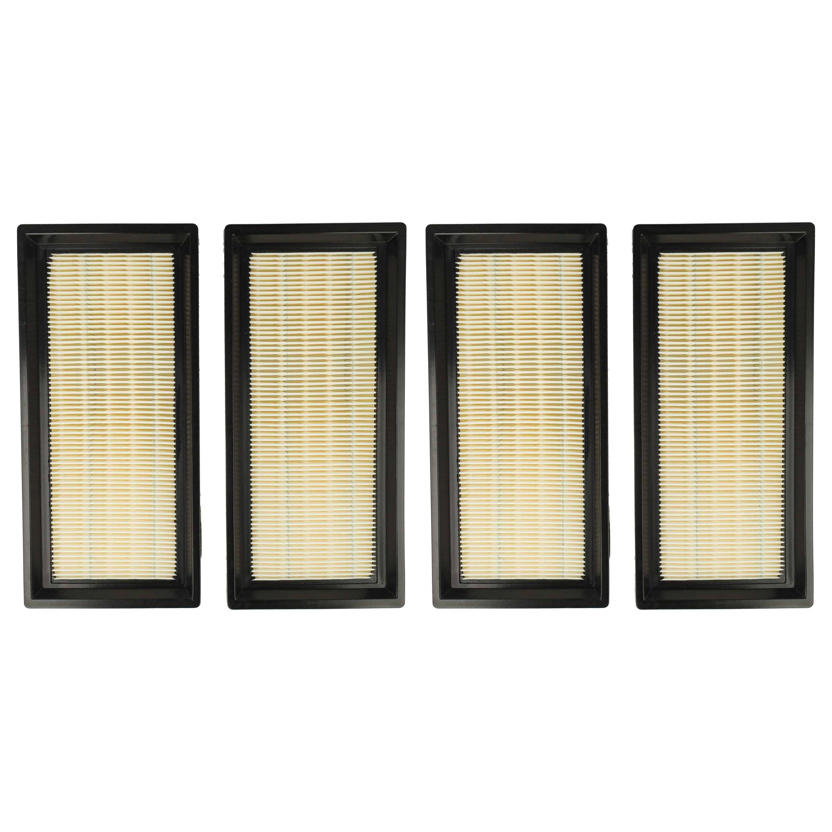 vhbw Filterset 4x Staubsaugerfilter Ersatz für Nilfisk 302002842 Filter für Staubsauger - Hauptfilter