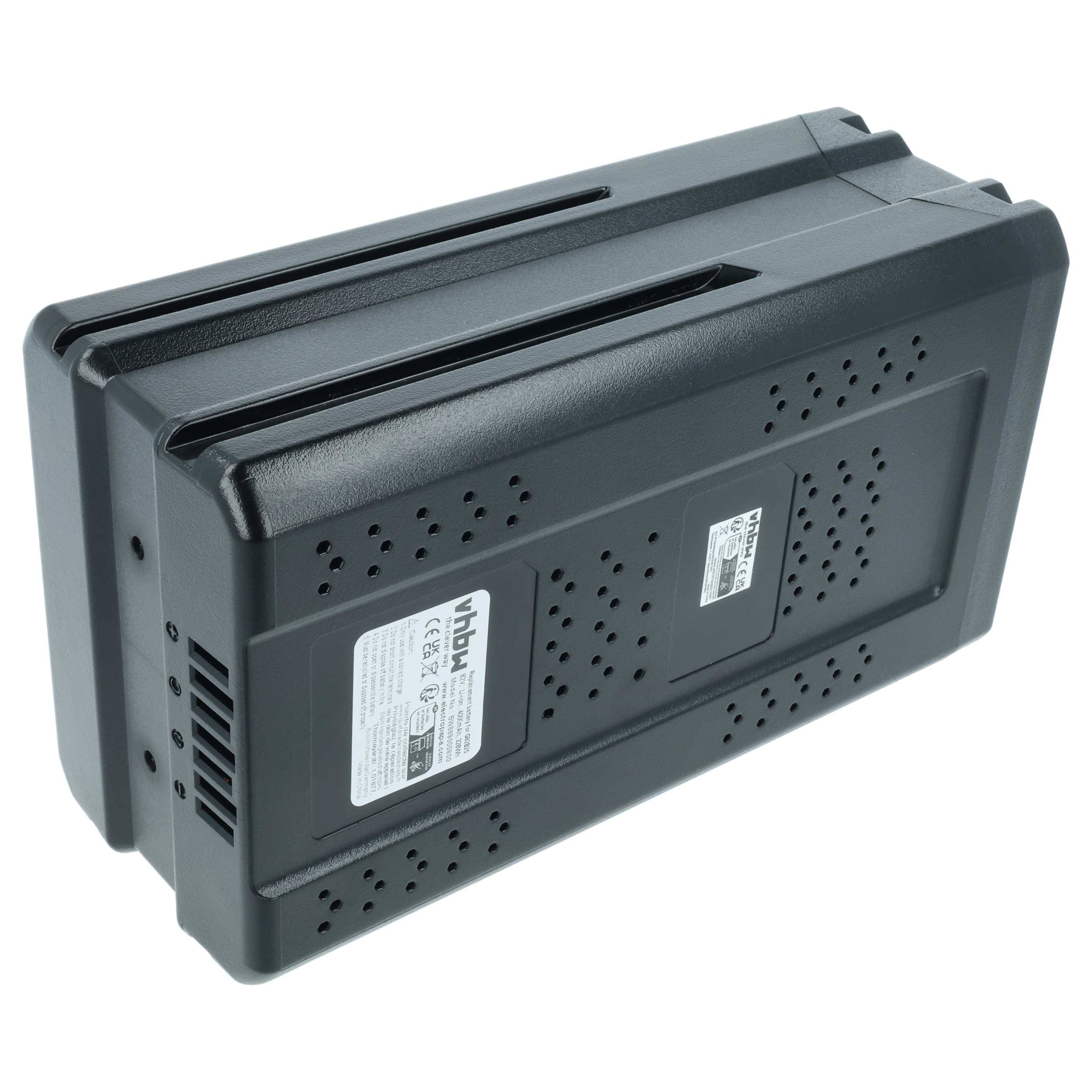 vhbw Akku kompatibel mit Greenworks PC82ST Rasenmäher Akku-Gartengerät (4000mAh 82V Li-Ion)