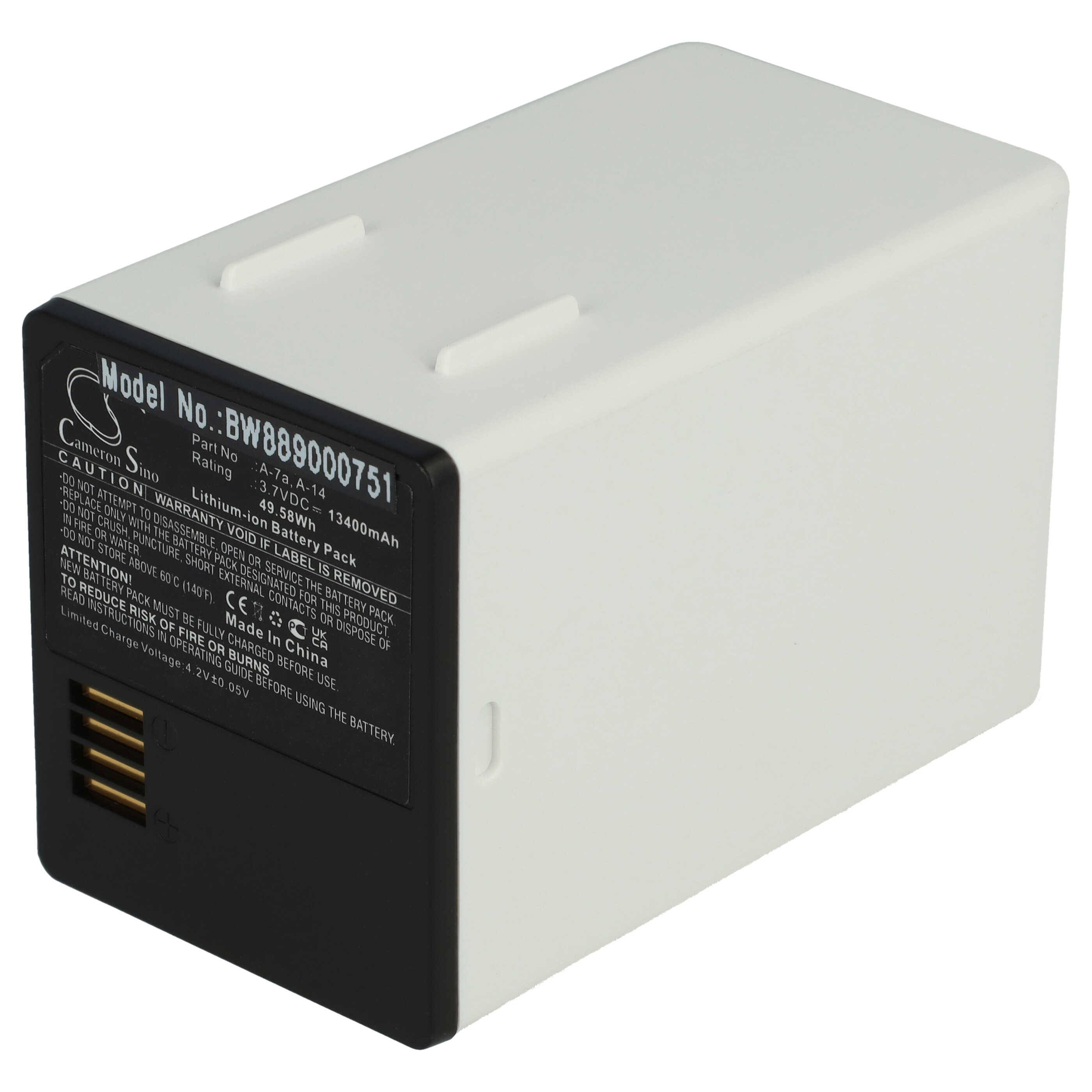 vhbw Akku kompatibel mit Arlo Go 2 VML2030, 2 Knopfkamera, getarnte Kamera (13400 mAh, 3,7 V, Li-Ion)