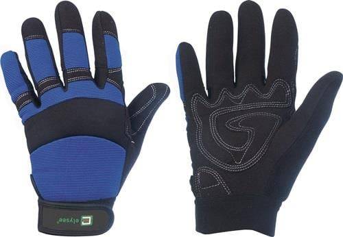 ELYSEE 1 Paar Kunstlederhandschuhe Master schwarz / blau Gr. 11 - 0870-11H