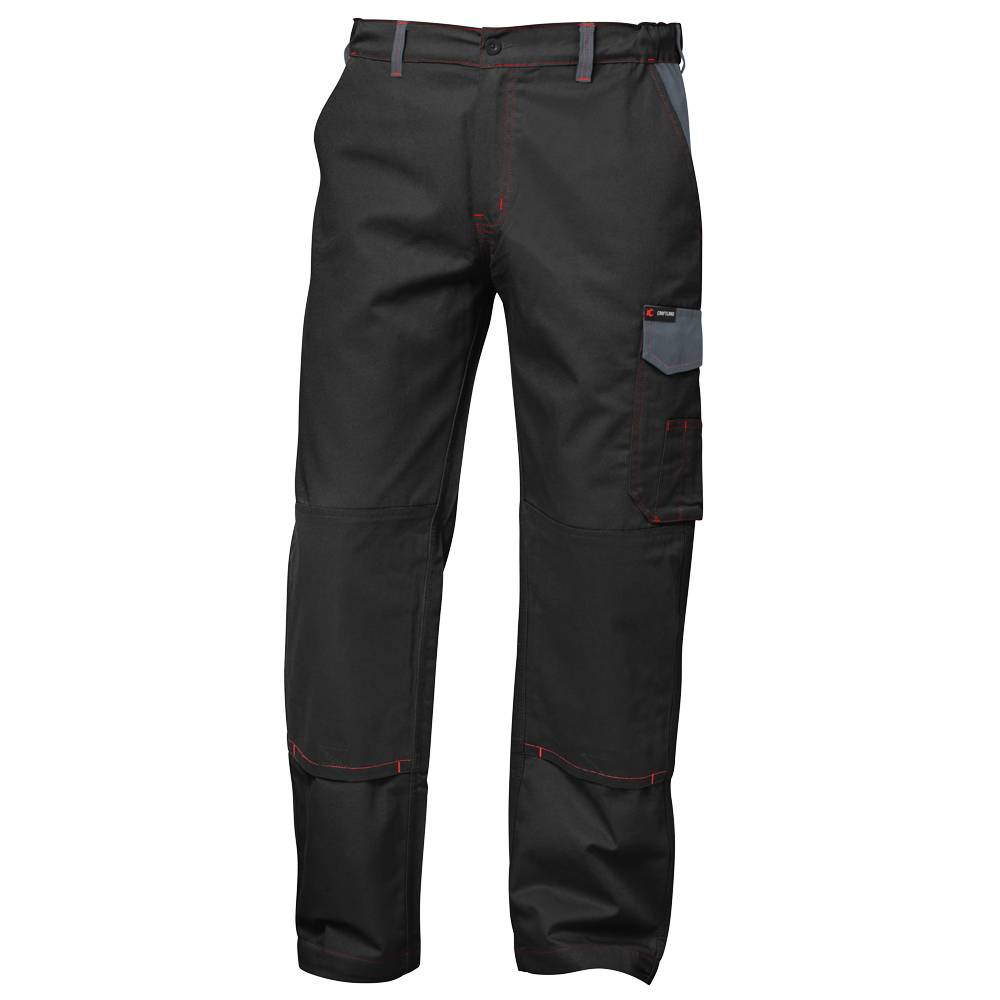 BRUGGE Twill Bundhose CRAFTLAND® Schwarz/Grau 22461 Gr.50