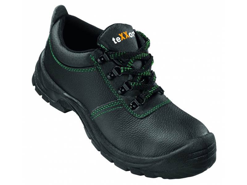 teXXor® S3-Sicherheitshalbschuhe AUXERRE schwarz/grün 6311_52 Gr. 52