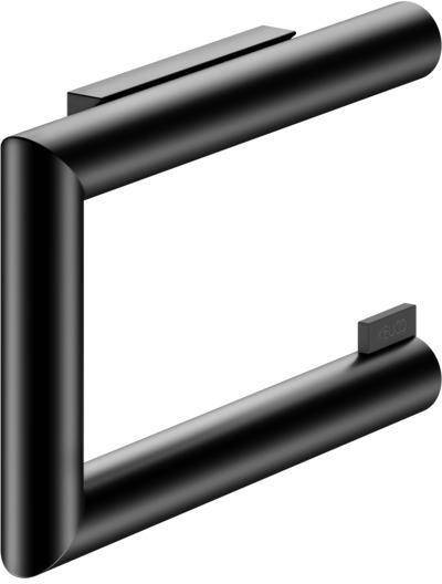KEUCO 12862370000 Toilettenpapier-Rollenhalter REVA schwarz matt offene Form