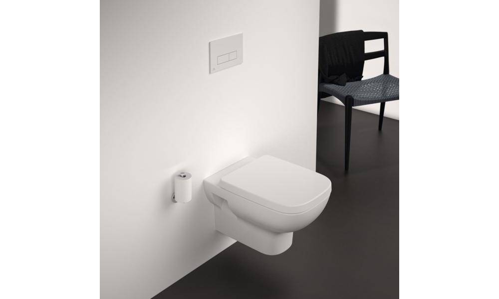 Ideal Standard WC-Sitz I.LIVE Softclosing, Scharniere Edelstahl weiß