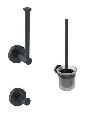 IDEAL STANDARD A9246XG Accessoires-Paket IOM silk black Paket 1
